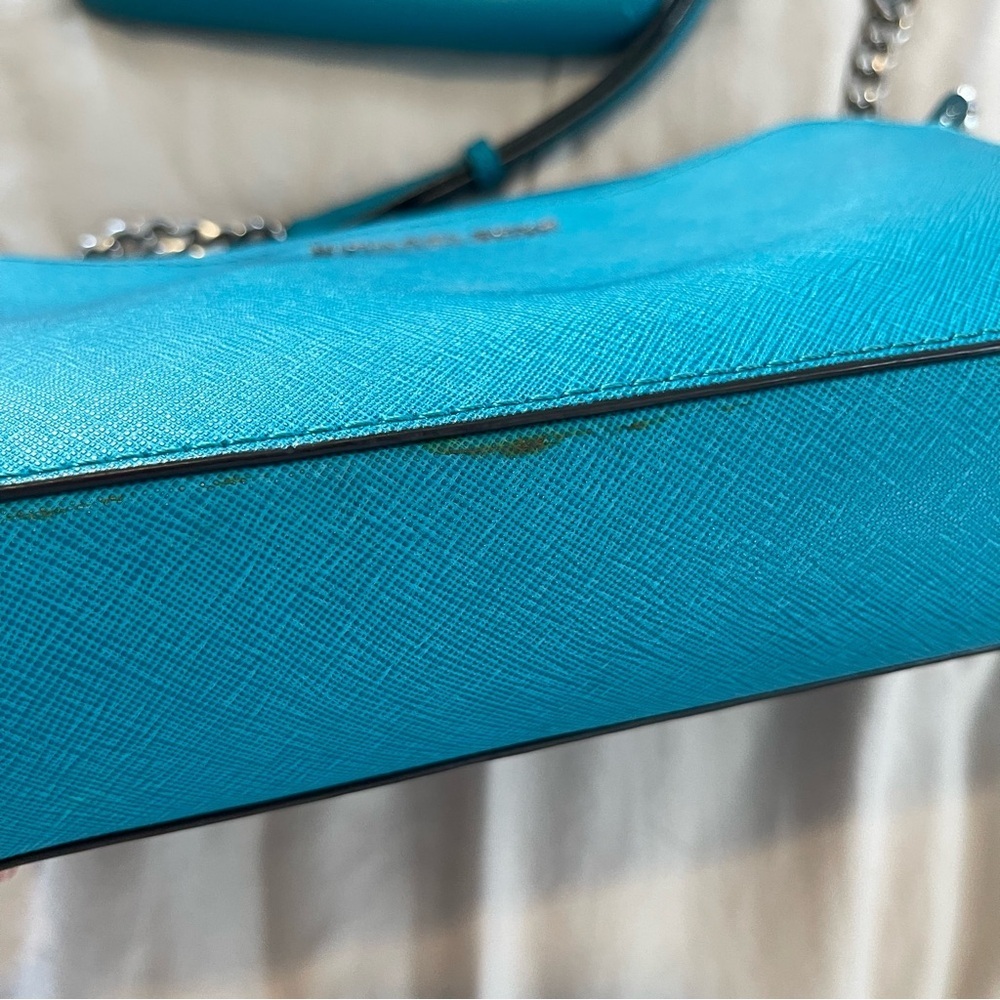 Michael Kors Vibrant Blue/Turquoise Crossbody Bag Set - Picture 3 of 10